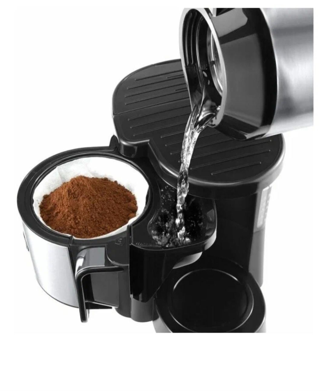 DeLonghi: Кофеварка капельная I CM15250 + новая пачка фильтр пакетов