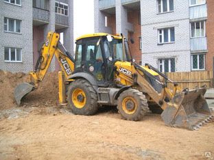 Услуги экскаватора погрузчика, петушок 24/7