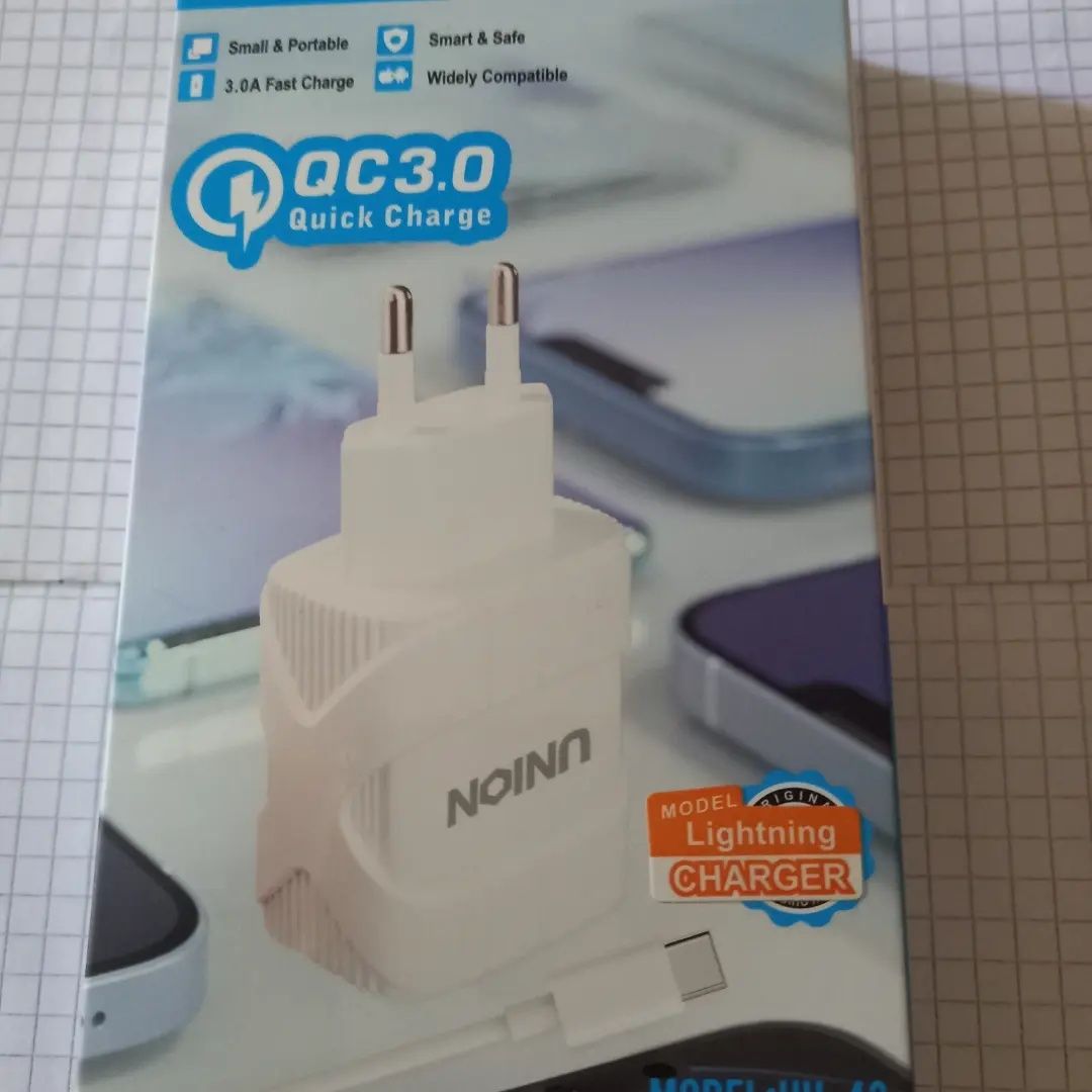 Зарядное устройство UNION. Зарядка для телефона. Зарядка. Для телефона