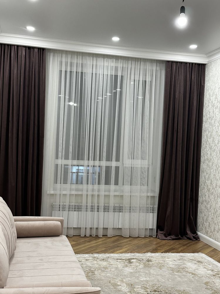 Продам новые шторы. Королевский бархат, Турция. Высота 3м