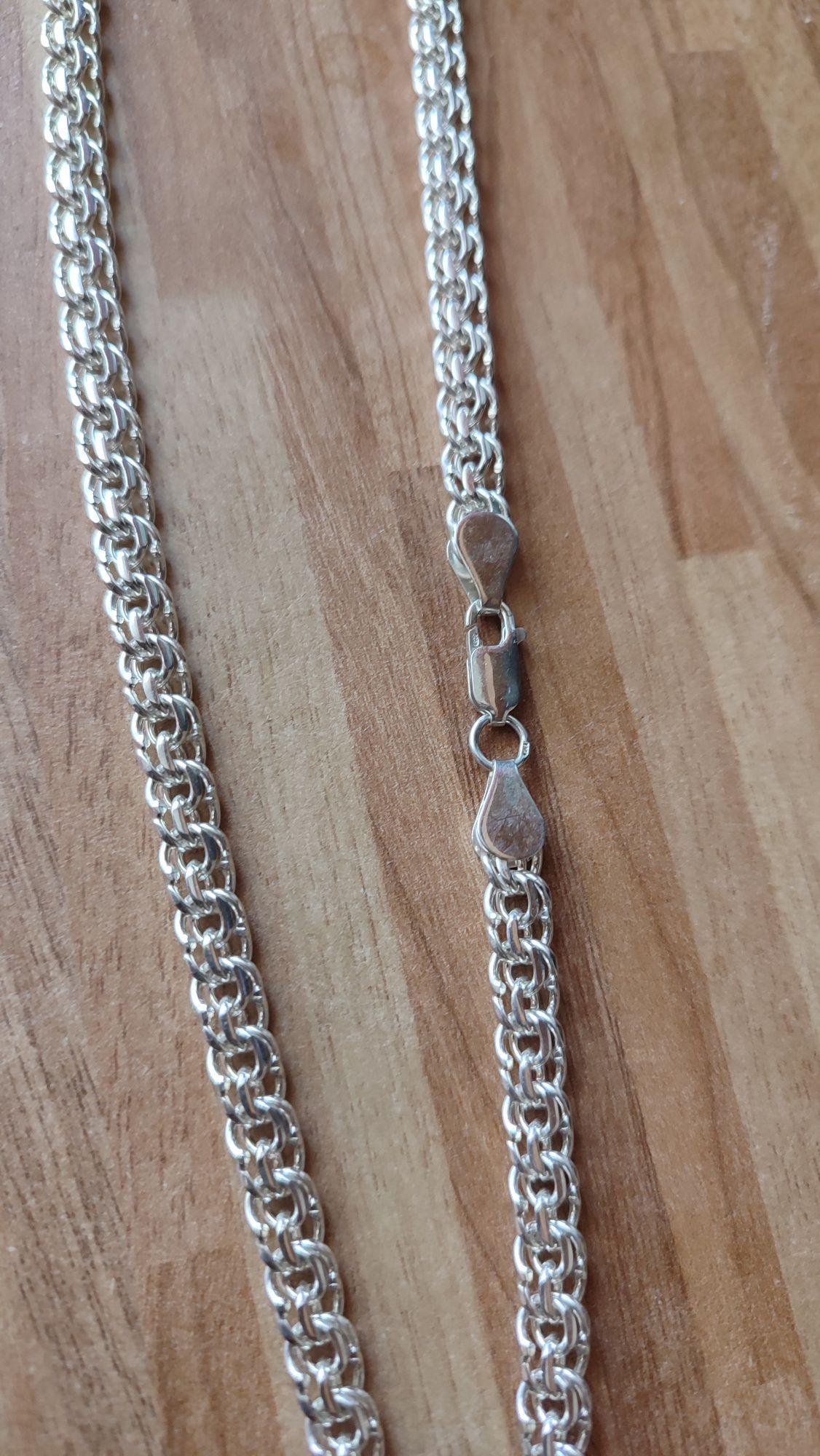 Серебряная цепочка 47 гр.