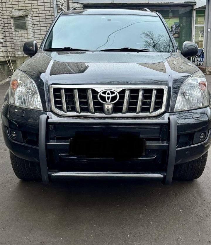 Таран защита бампера Toyota Land Cruiser Prado 120