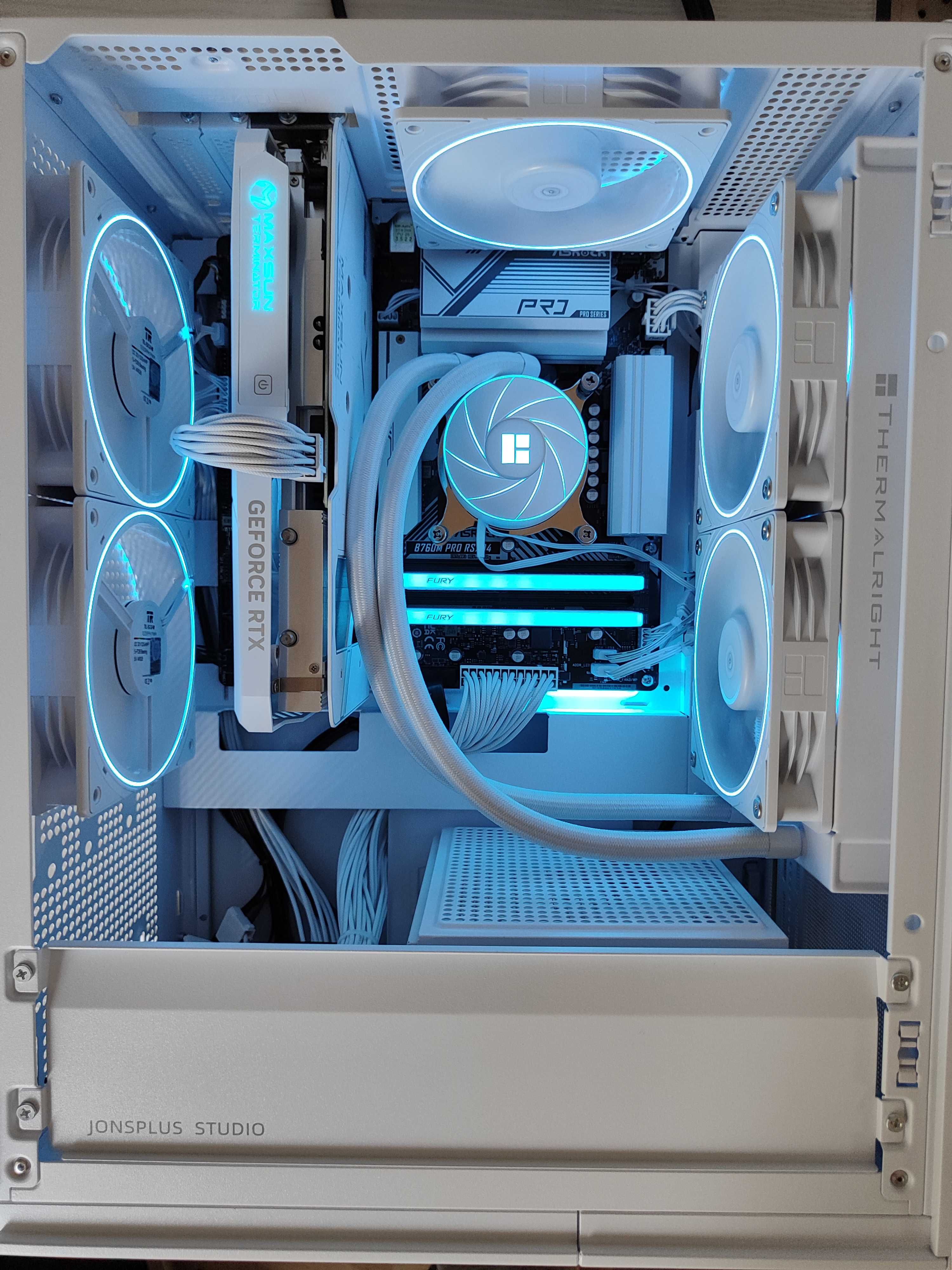 Белый игровой компьютер 14400F RTX4060 B760