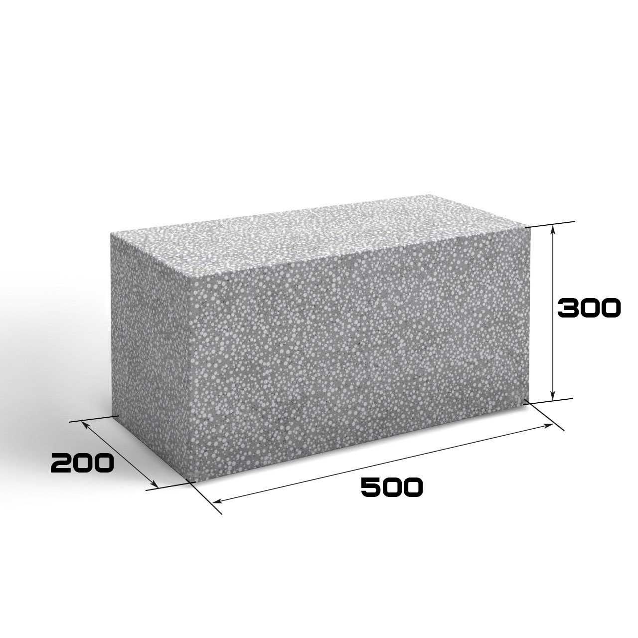 Теплый полистиролбетон Д600 в Алматы по цене 1100тг Газоблок заводской