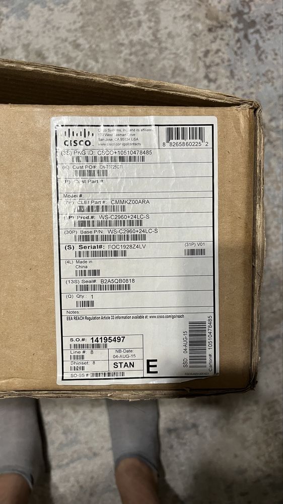 Коммутатор Cisco C2960+24LC-S