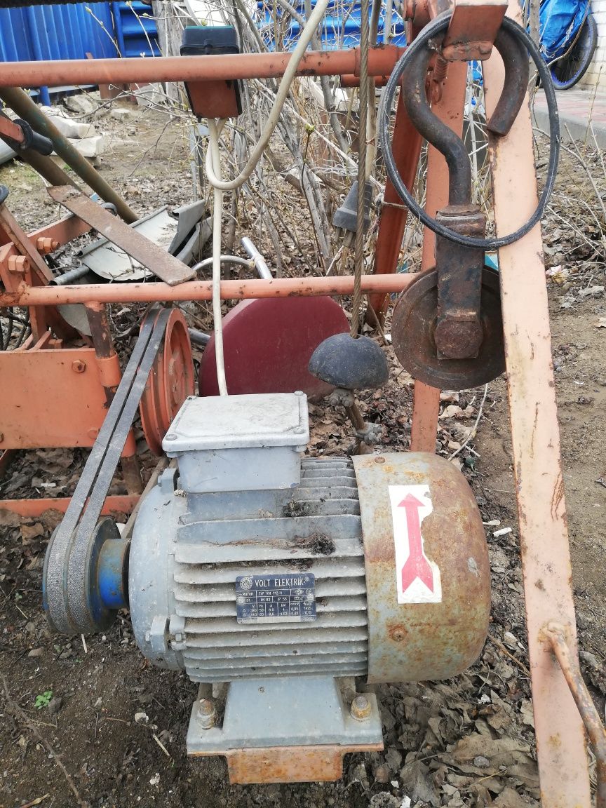 Тельфер 380v 4,5 kw  в отличном состоянии!