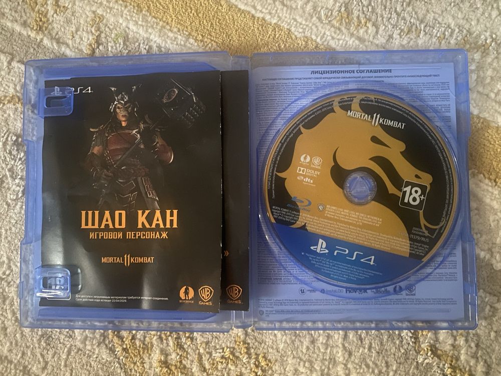 продам диск на пс4/ps4 mortal kombat 11/mk11
