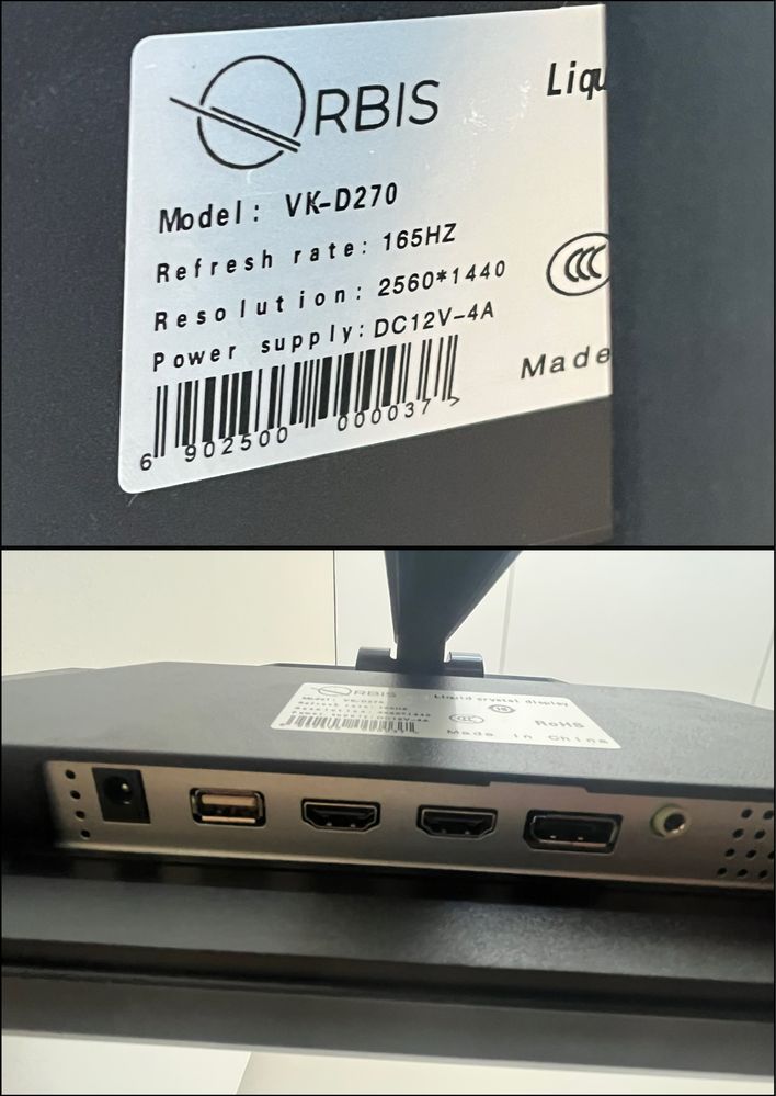 Монитор 27д 2К 165hz