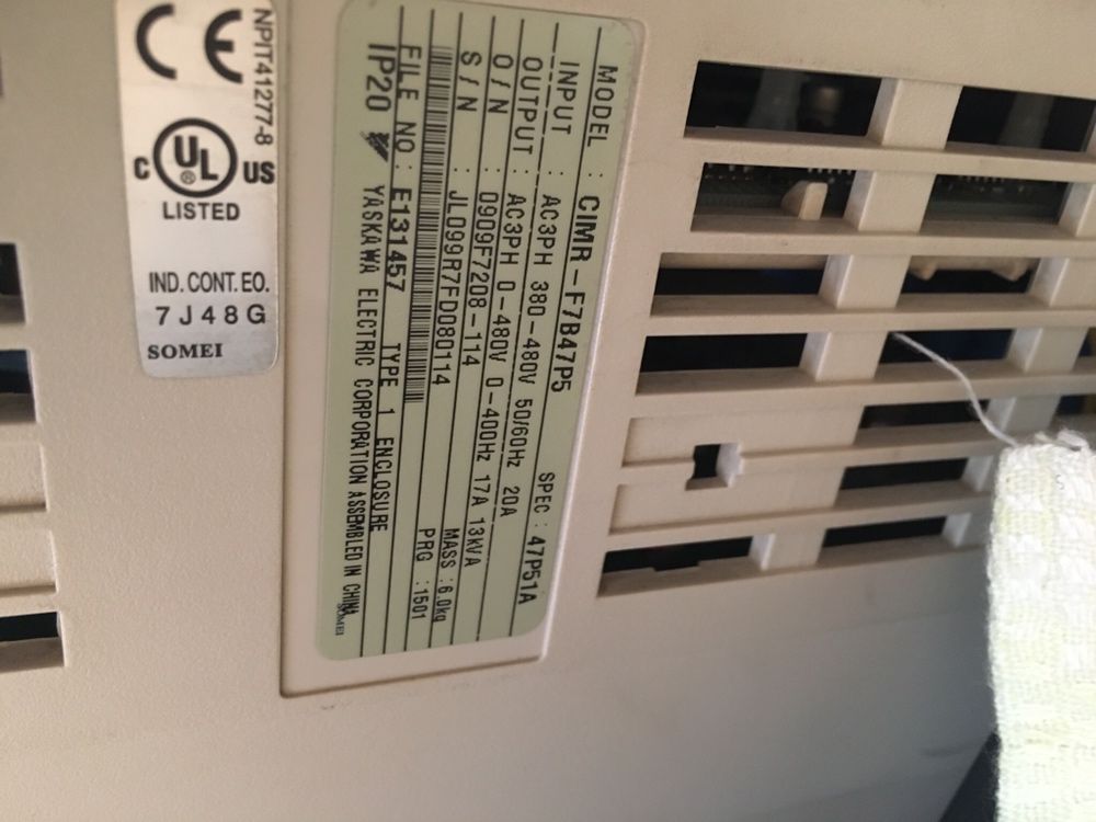Преобразователь частоты 5,5, 7,5, 11 kw.