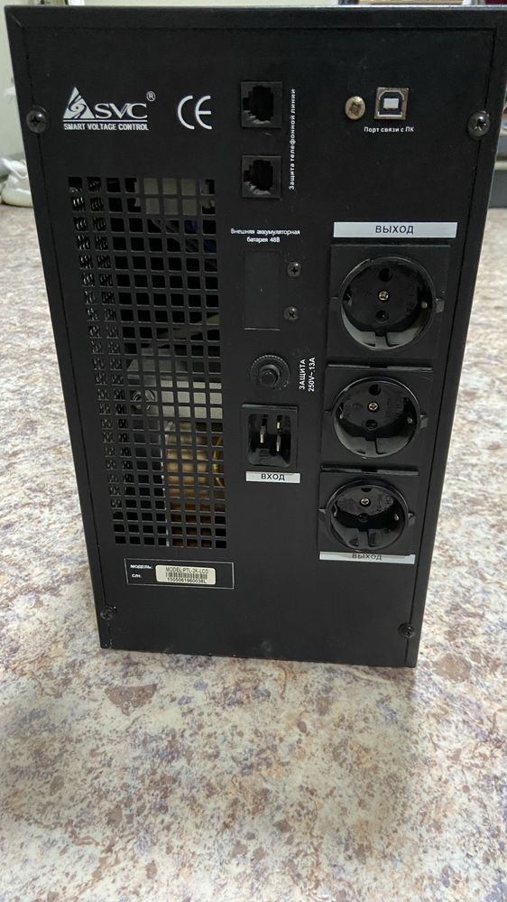 ИБП SVC PTL-2K-LCD 2000ВА | Онлайн UPS | Чистая синусоида
