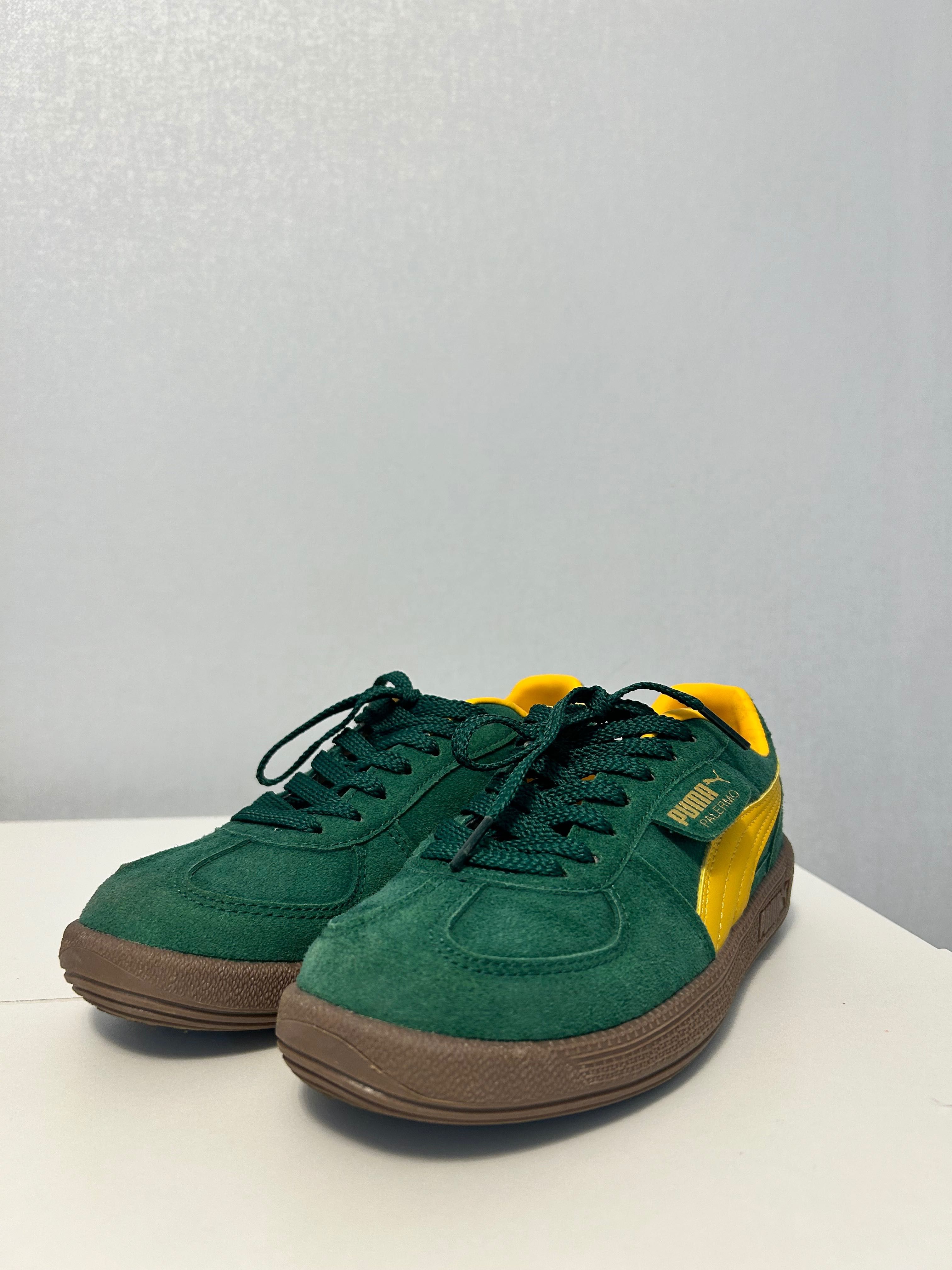 Кеды Puma зеленые