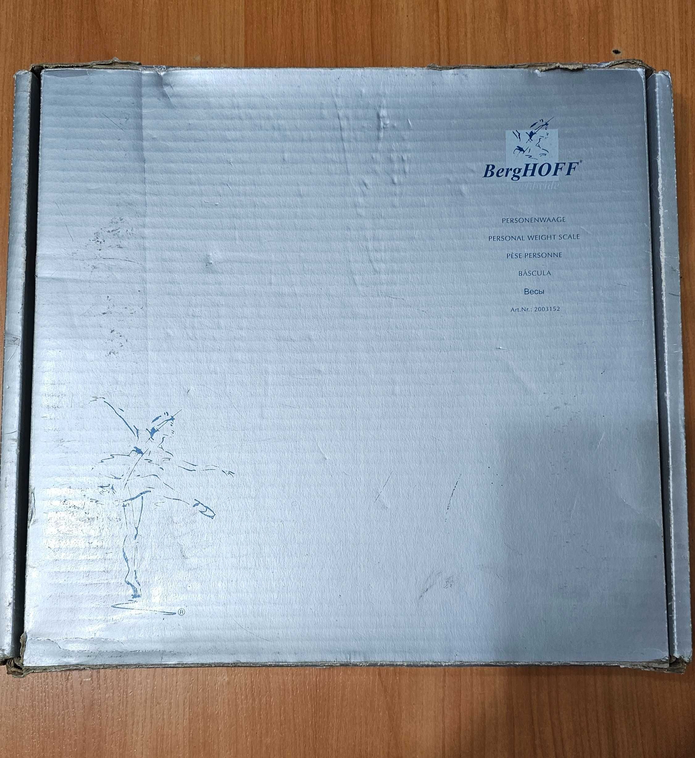 Berghoff напольные стильные стеклянные весы оригинал состояние отлично