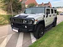 Накладки на передний бампер Hummer H2