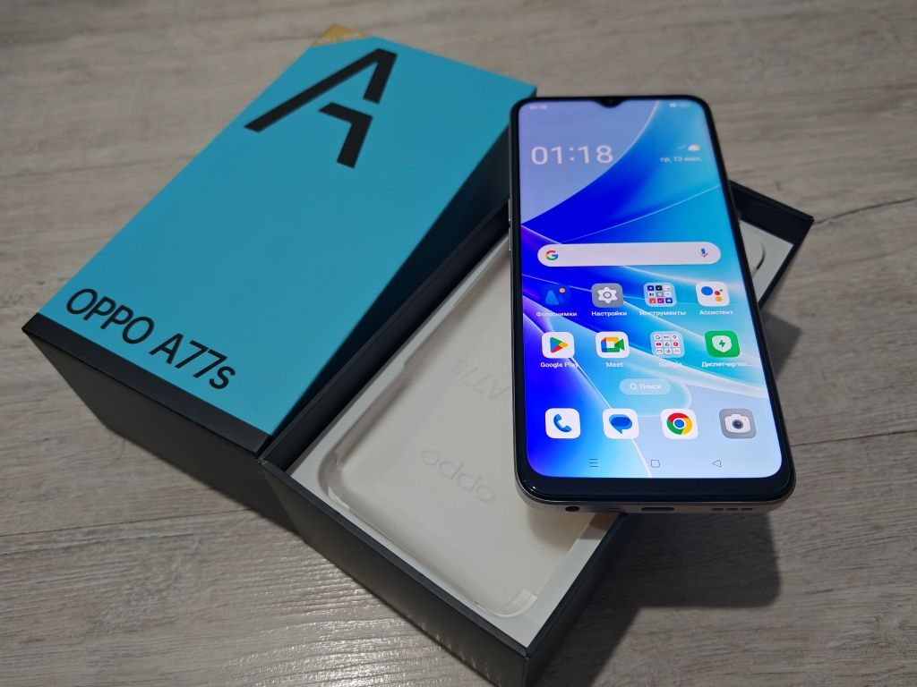 Oppo A77s  память 128gb