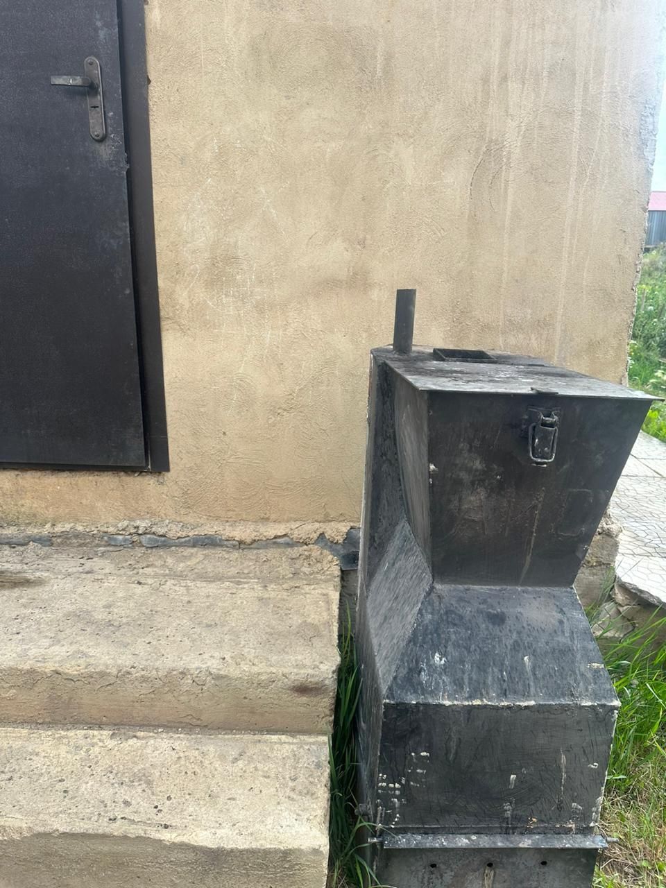 Котел для печи и измельчитель