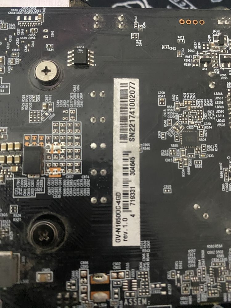 Видеокарта GTX 1650 4gb