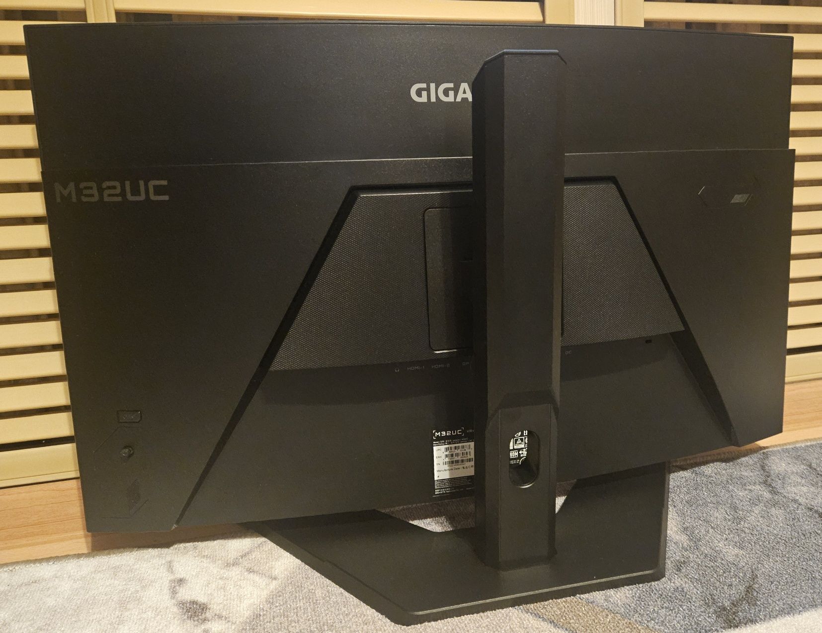 4K Монитор 31.5" Gigabyte M32UC, 3840x2160, 144Hz