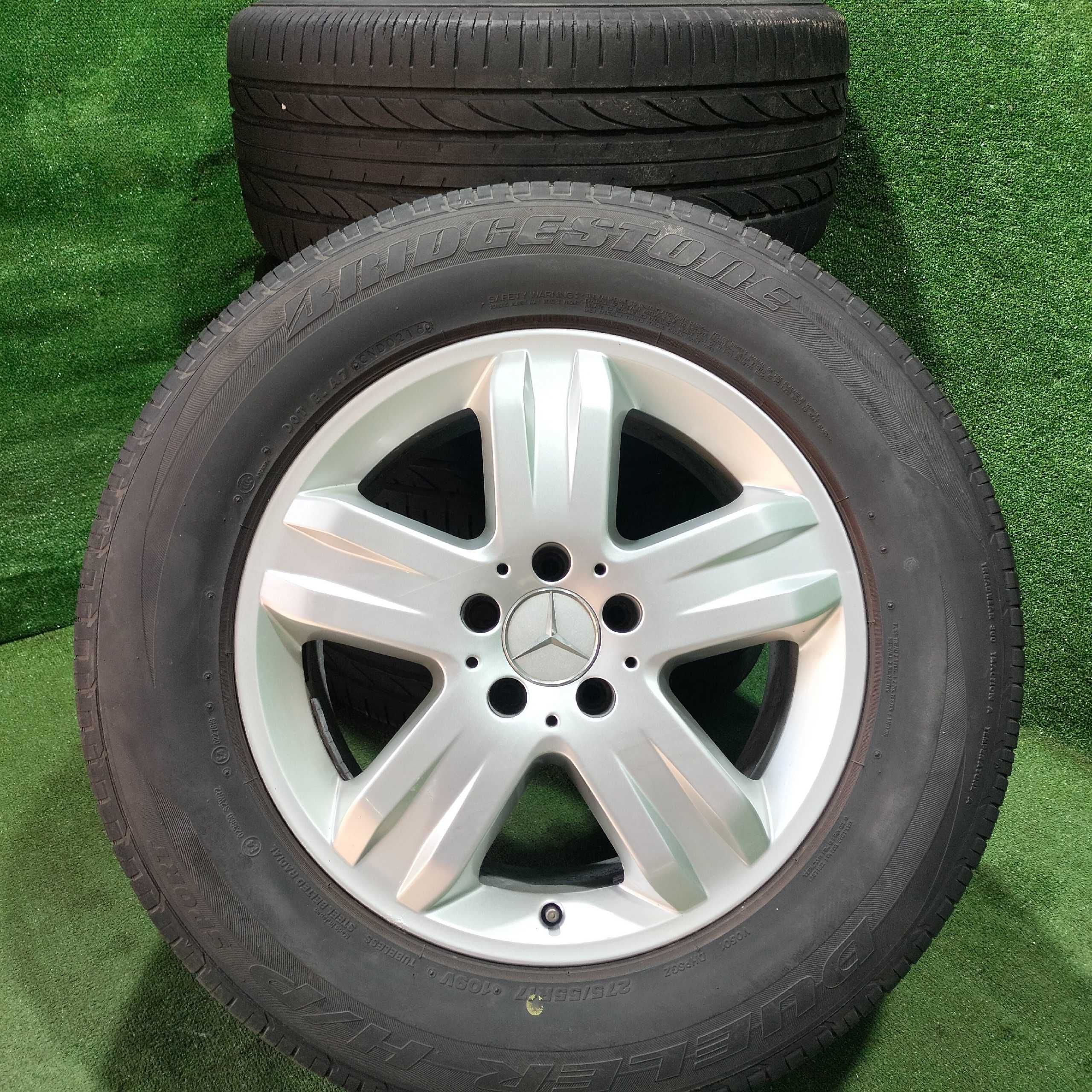 Продам Диск оригинал Mercedes ML 163 с шинами Bridgestone 275/55 R17