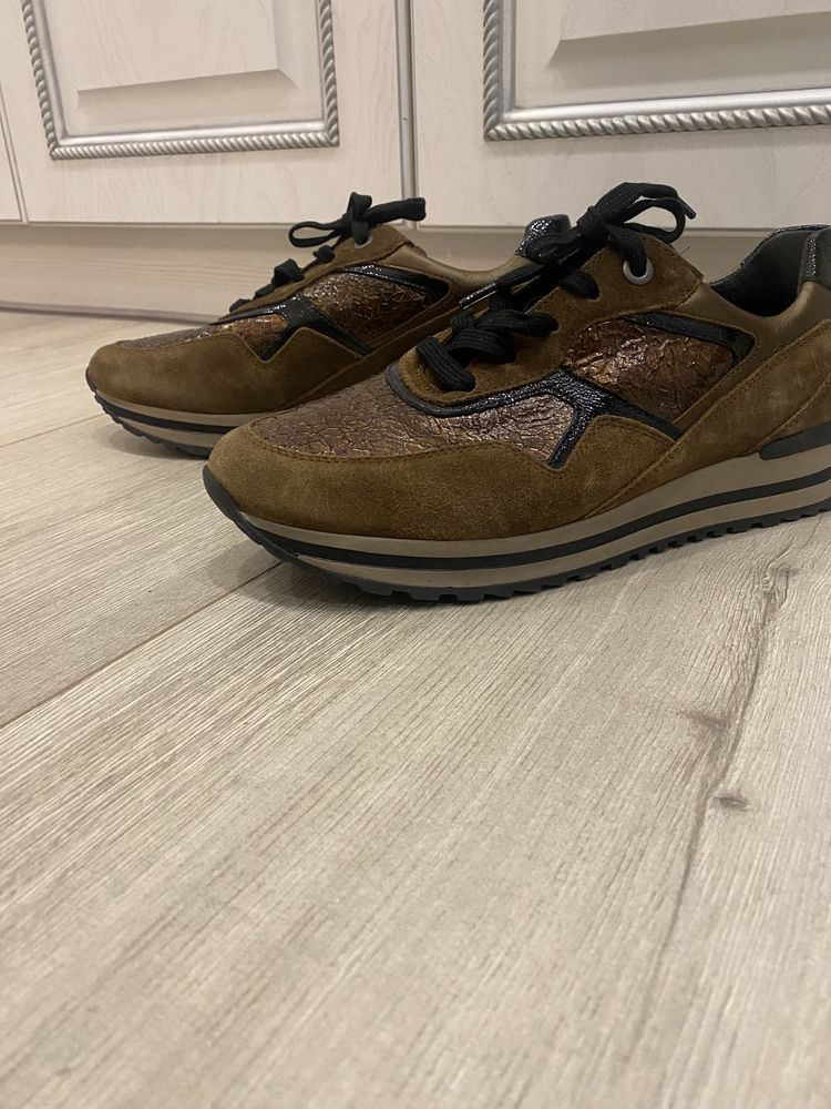 Новые кожаные женские кеды Gabor Comfort