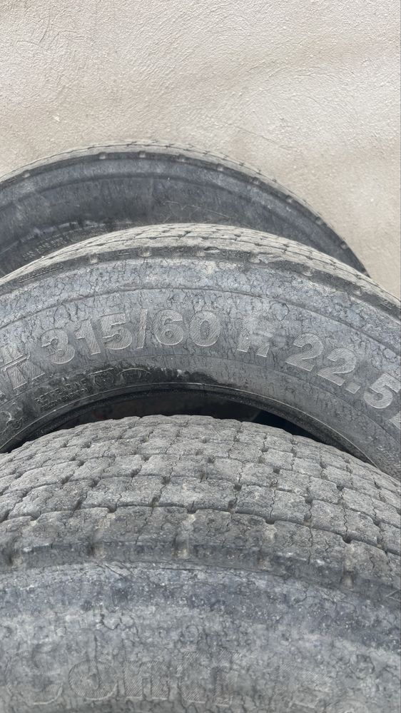 Продам резину размер 315/60/22.5 комплект 6 шт.