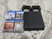 Sony PS4 Slim 1Tb 2дж + Игры