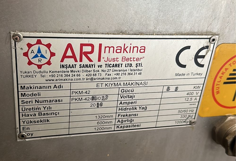 срочно: Промышленная мясорубка MAKINA PKM 42 (Идеальное состояние)