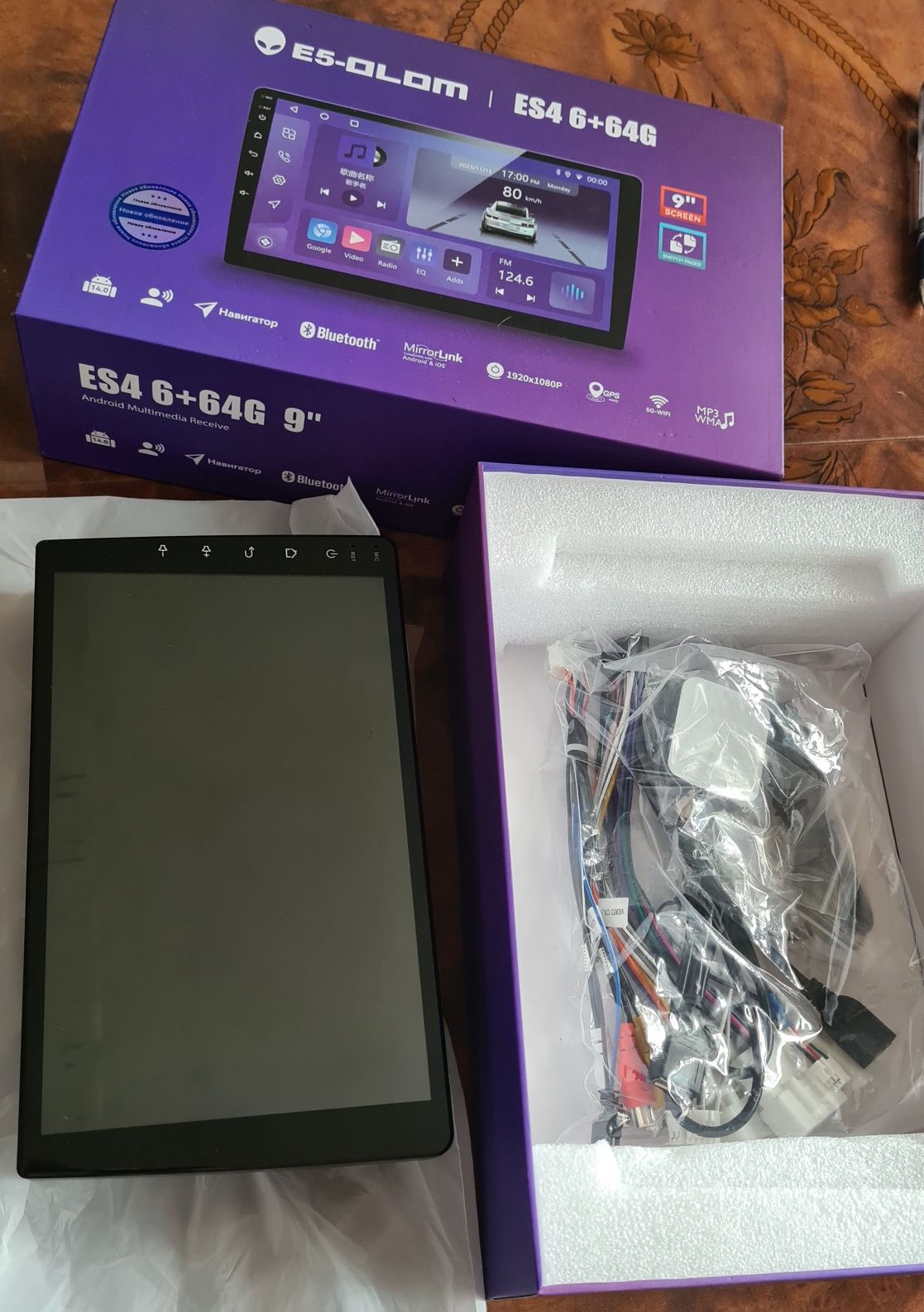 Автомагнитола Android E5  6×64G на все марки авто.