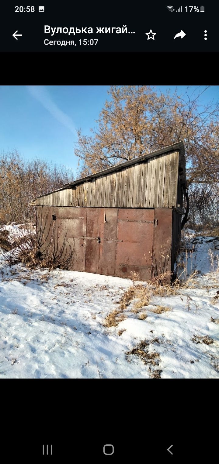 Гараж железный .