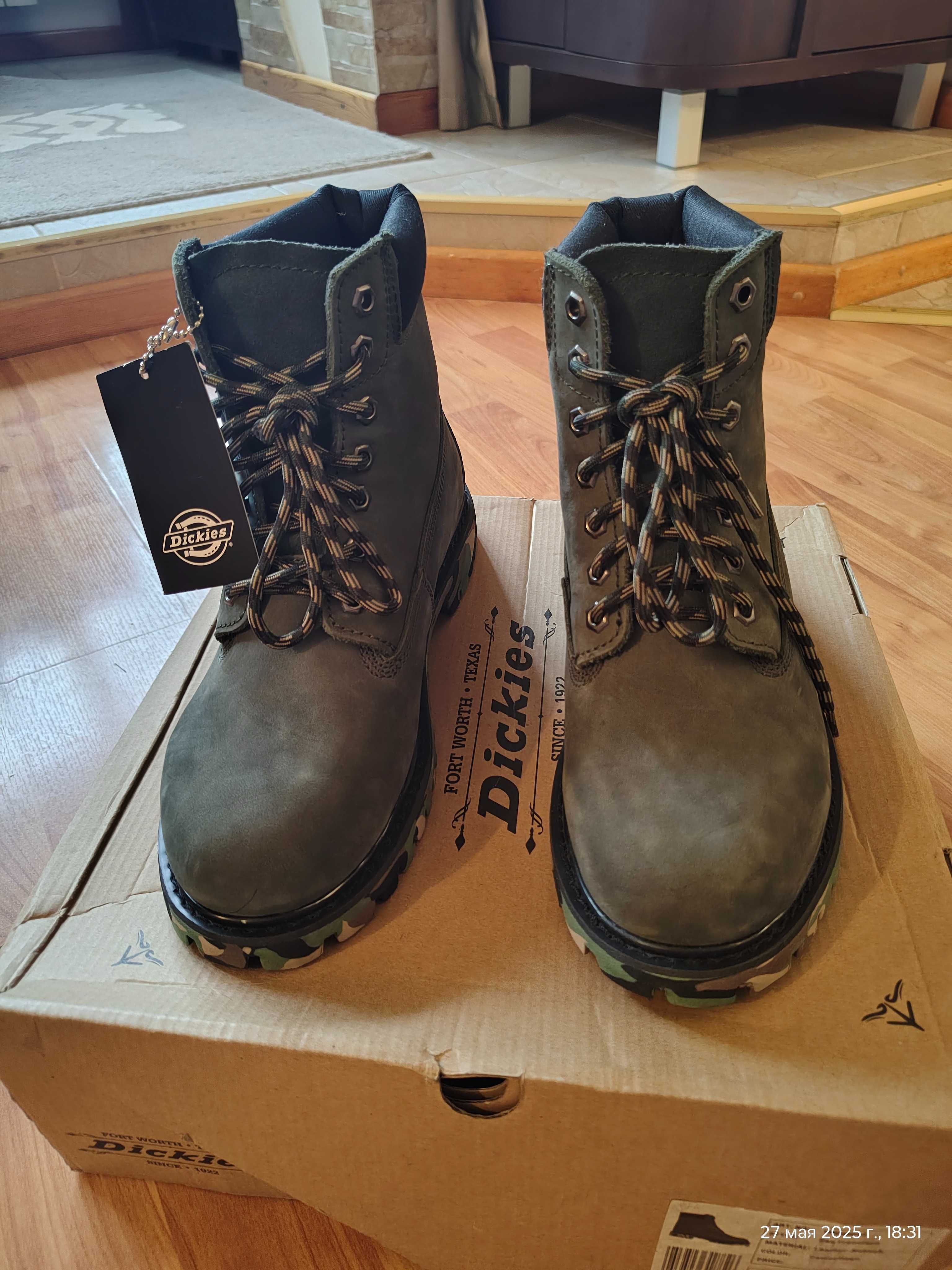 Ботинки Dickies (Великобритания),милитари,нубук,оригинал,новые,р-р 41
