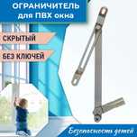 Блокиратор окна, ограничитель окна, защита окна, защита от выпадения