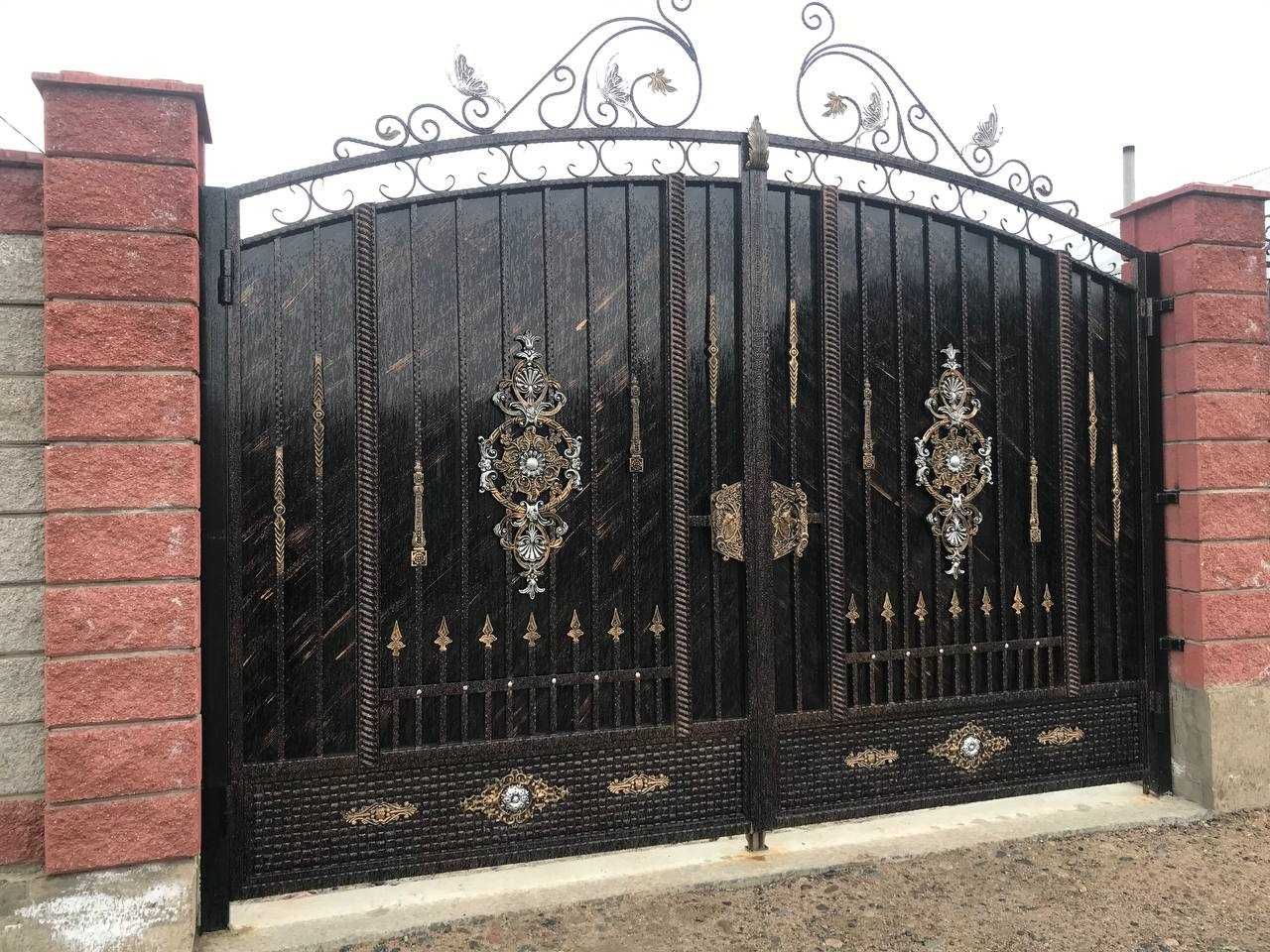 Ворота Забор Навес Откатные Распашные Калитка Дарбаза Какпа Варота