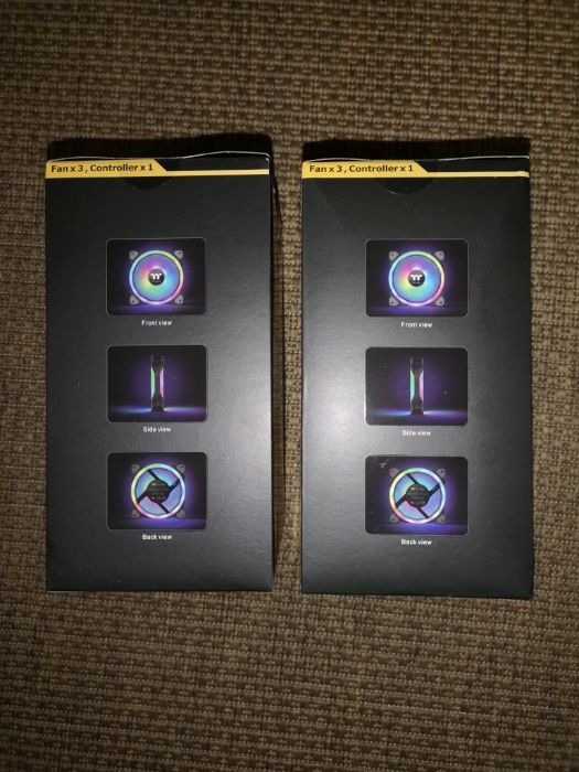 Продаются новые наборы вентиляторов Thermaltake Riing Trio 12 RGB
