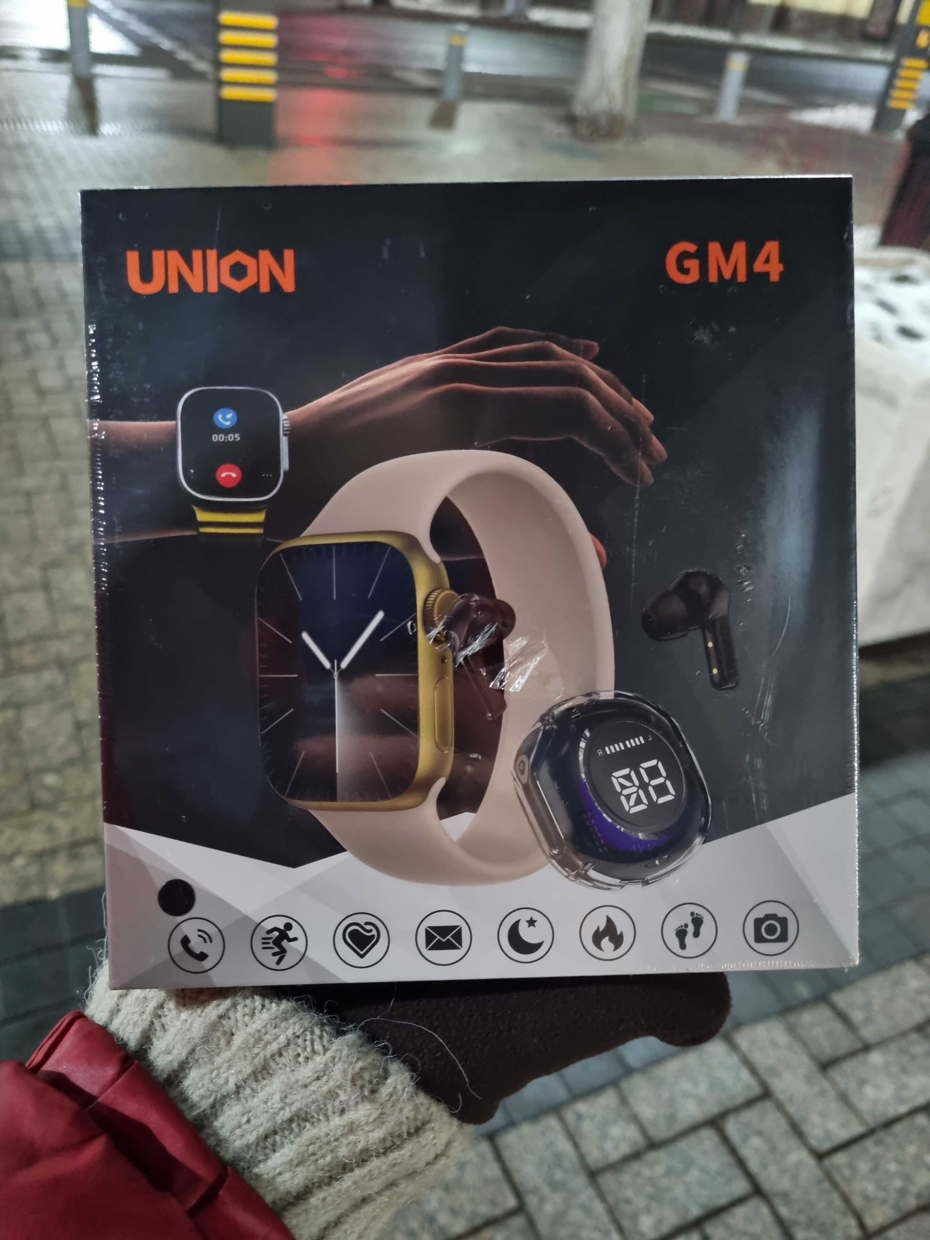 Смарт часы плюс наушники Union GM4