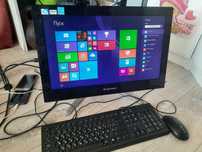 Продам шустрый компьютер моноблок lenovo клавиатура мышь в комплекте