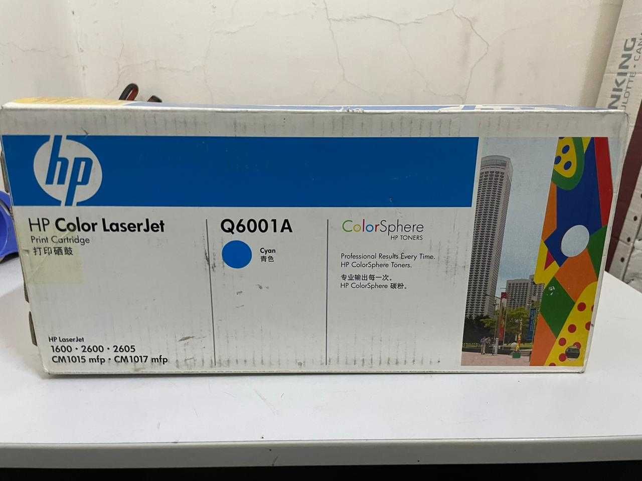 Новые картриджи HP LaserJet Q6001A, 124А, 15A и HP22 3-color