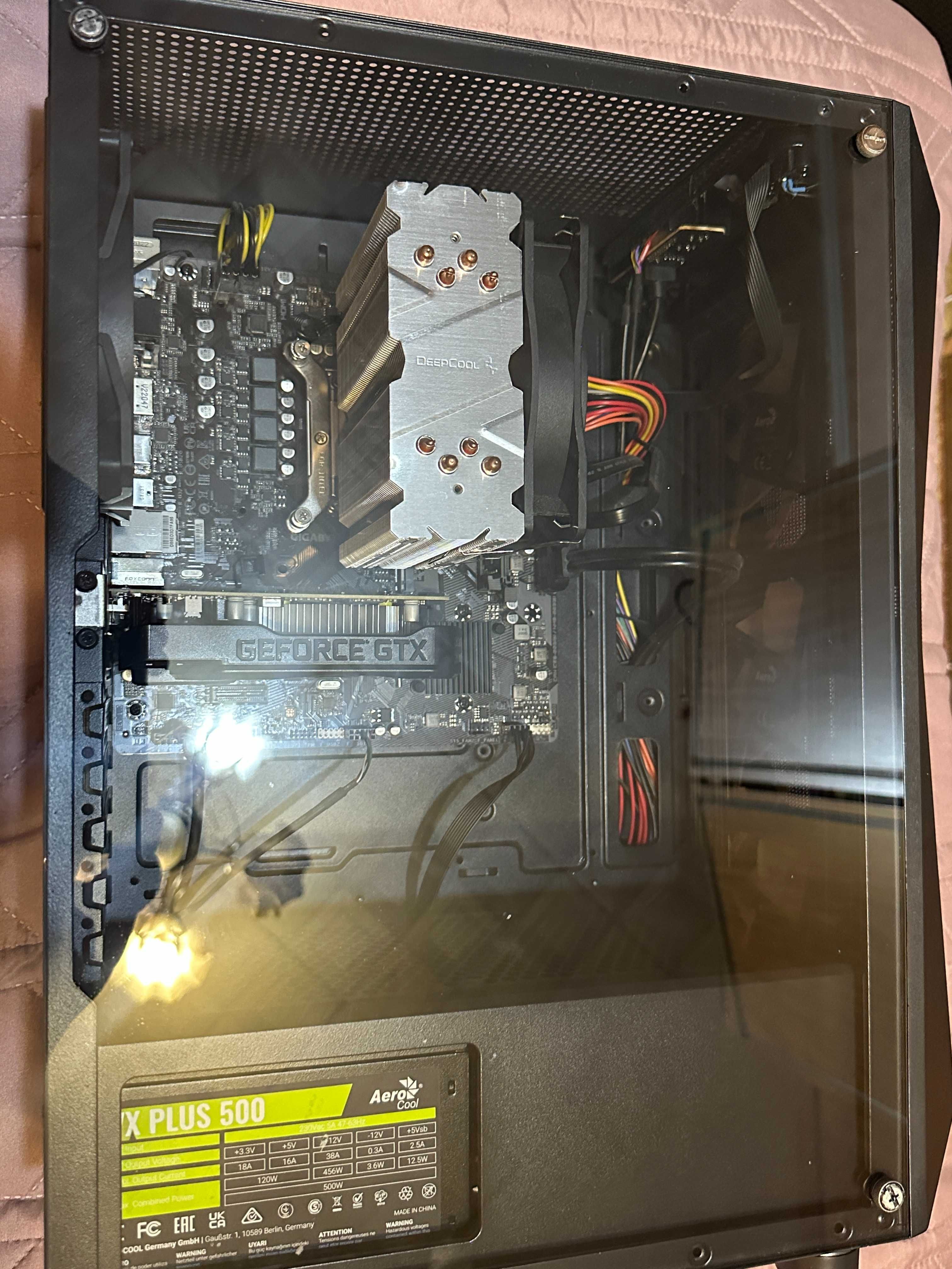 Продам игровой ПК i3-12100+GTX1650 4GB+8 GB RAM+SSD 1000GB+500W