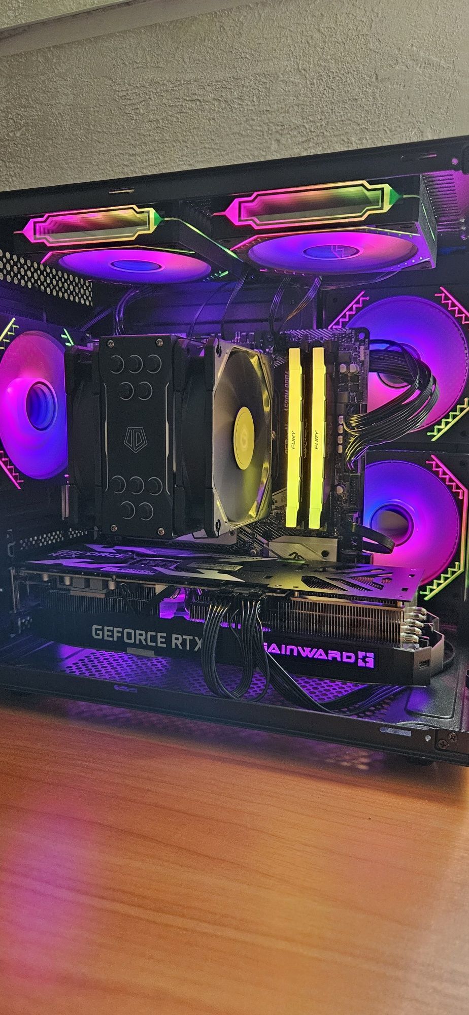 Продам игровой 32gb ozu ryzen 5 4600g rtx 3070 ti