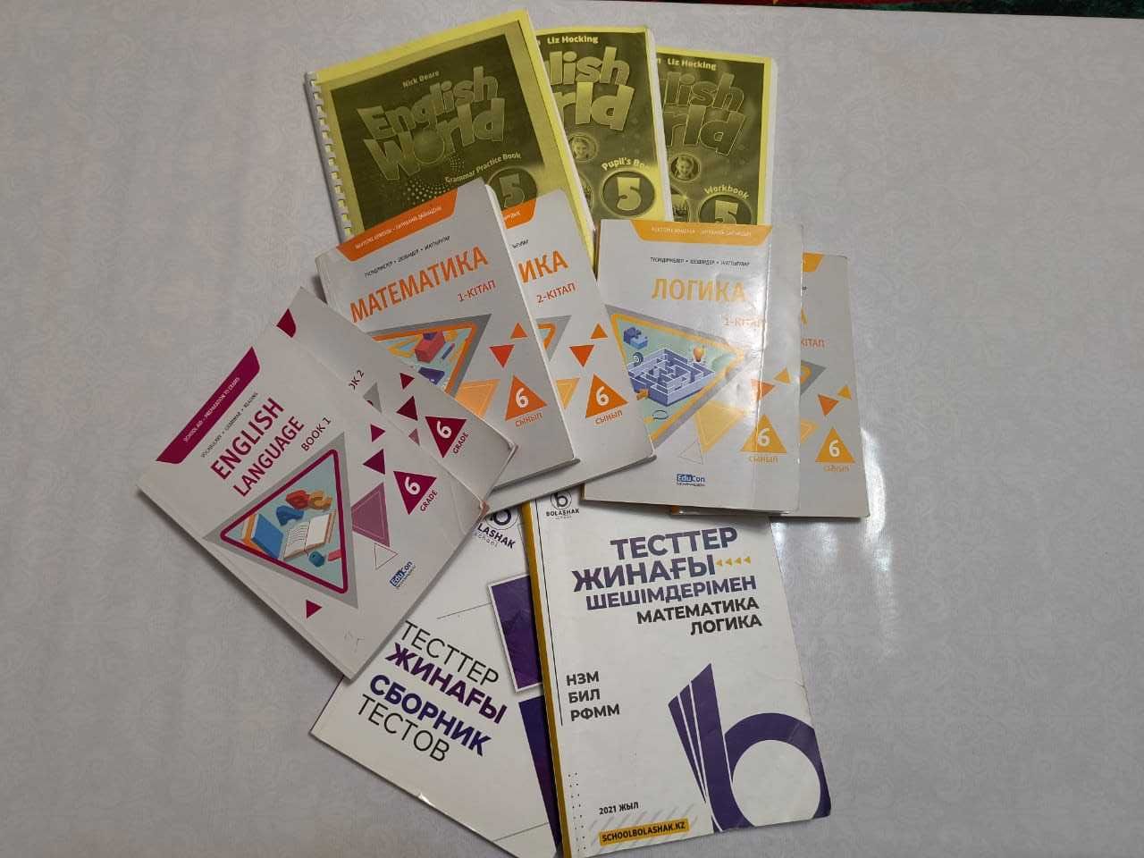 Учебники, книги для поступление в НИШ,  БИЛ (КТЛ), Озат и Дарын