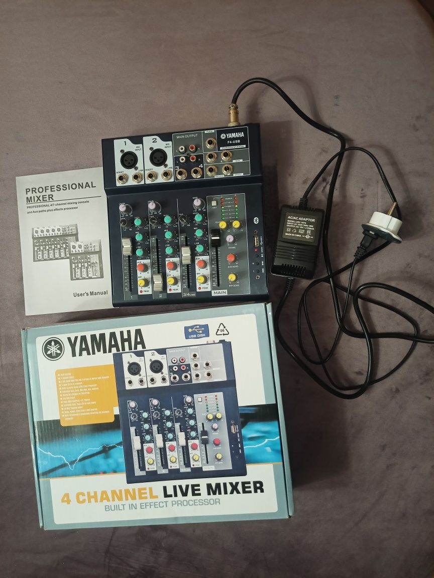Продам микшерный пульт Yamaha F4-USB.