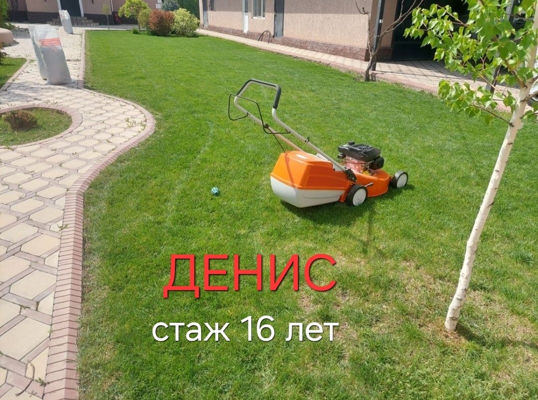 Стрижка  газонов
