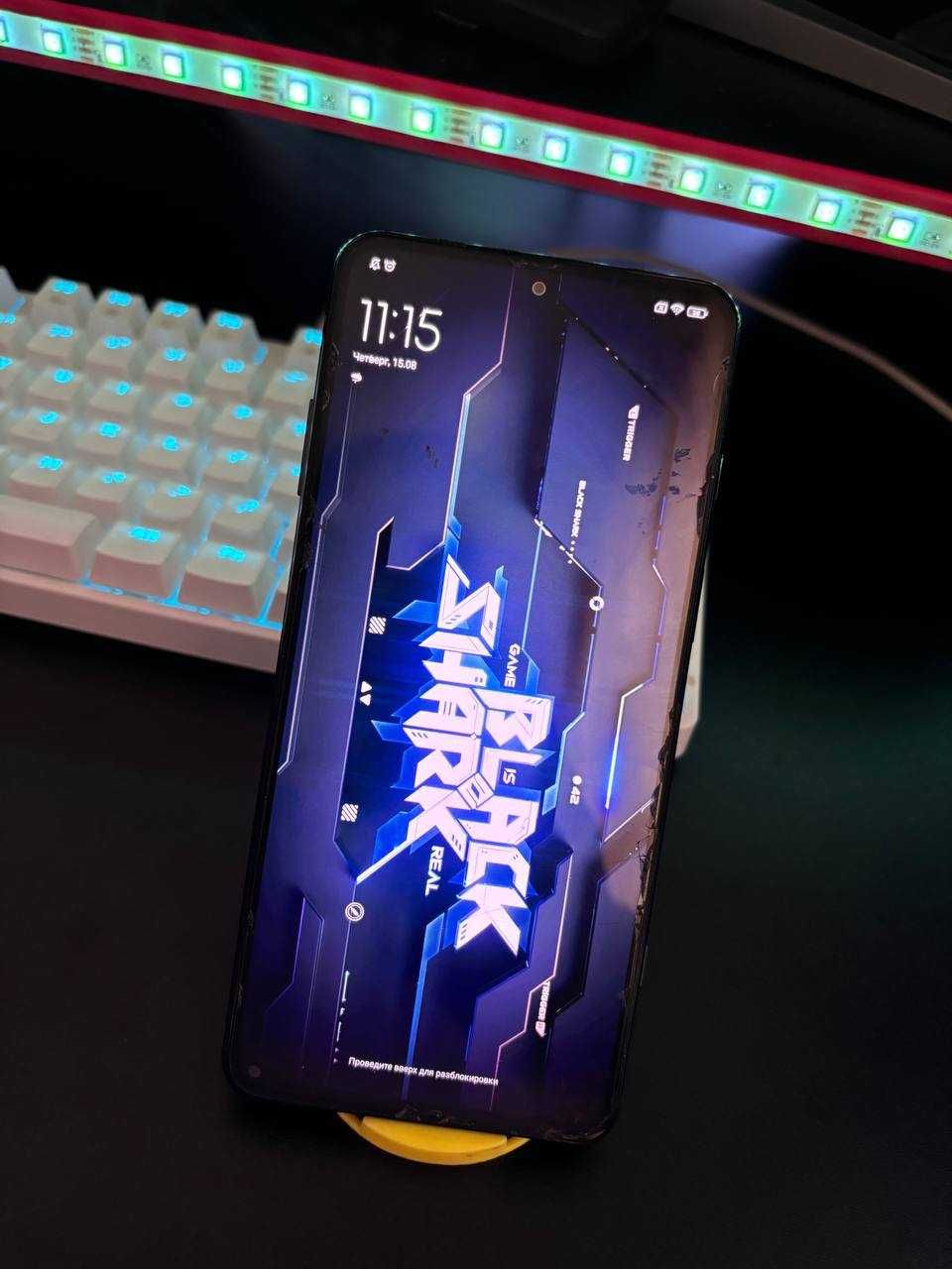 Black Shark 5 c коробкой чехлом и оригинал блок