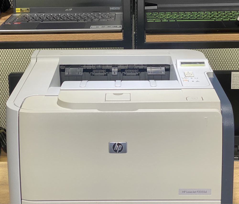 Принтер  HP LaserJet P2055d, черно-белый, лазерный, 9837/А10