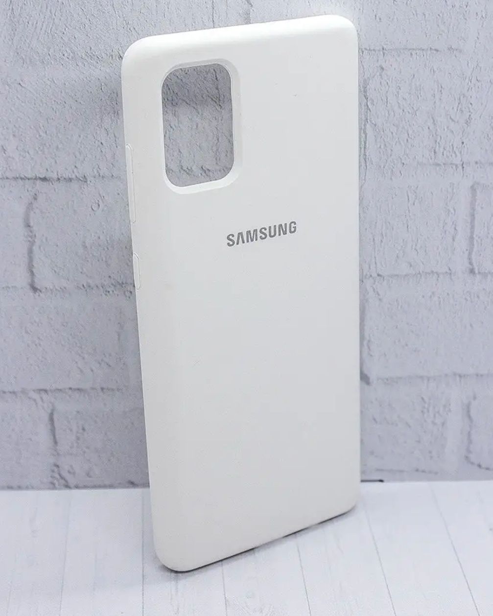 Чехол белый на Samsung A71