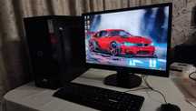 i3-8100 GTX 1060 6Gb Игровой компьютер с LCD22"
