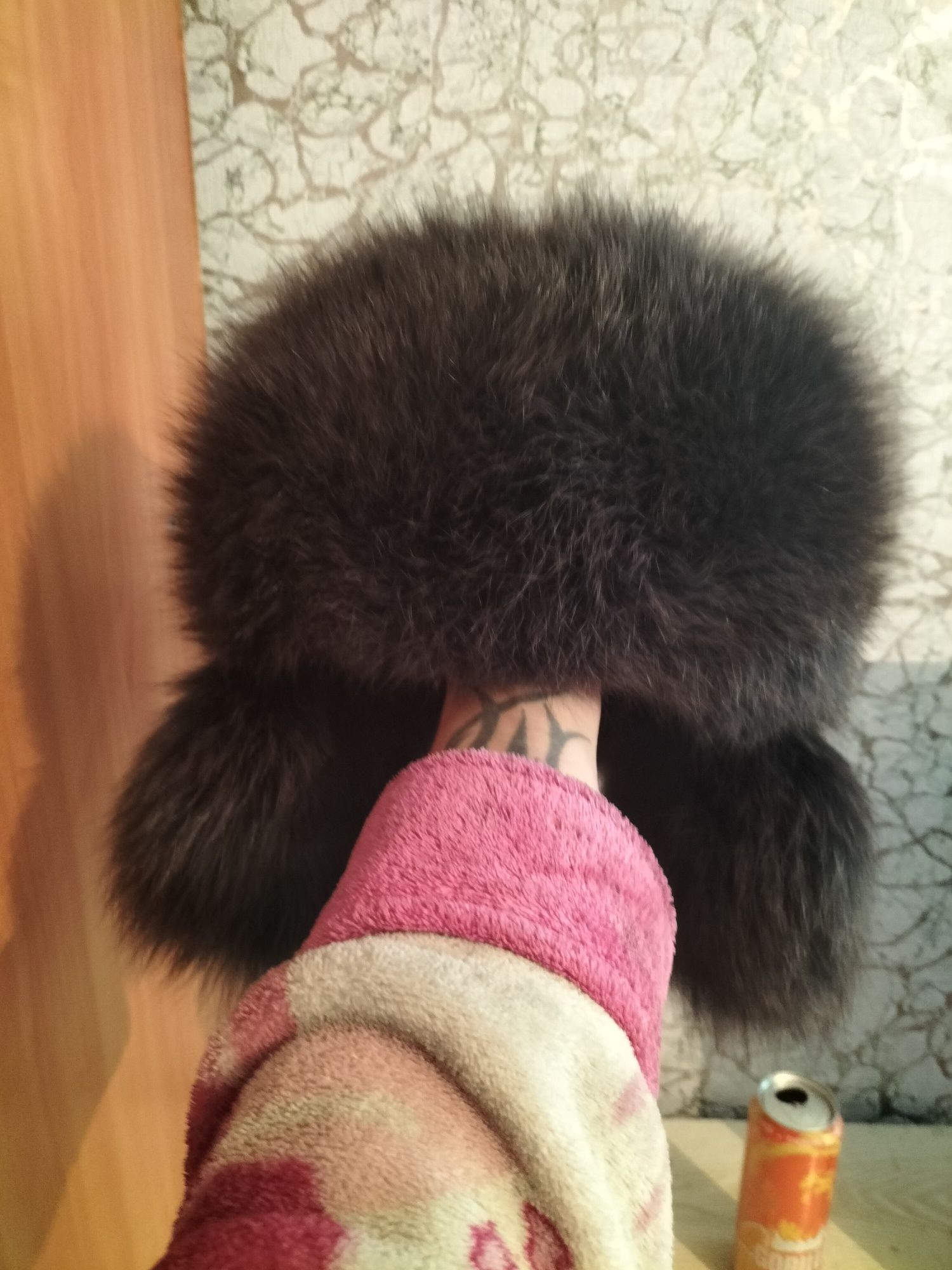 Продам шапку из кроличьего меха