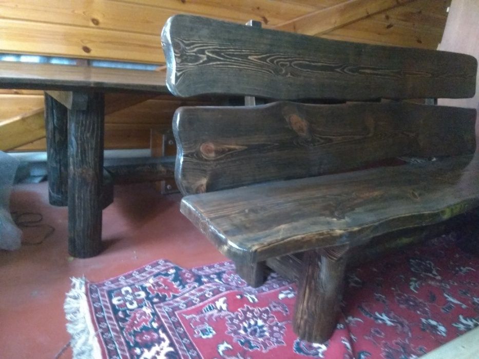 стол из  сосны , вешалки, койка,  под старину, мебель, скамейки, лавки