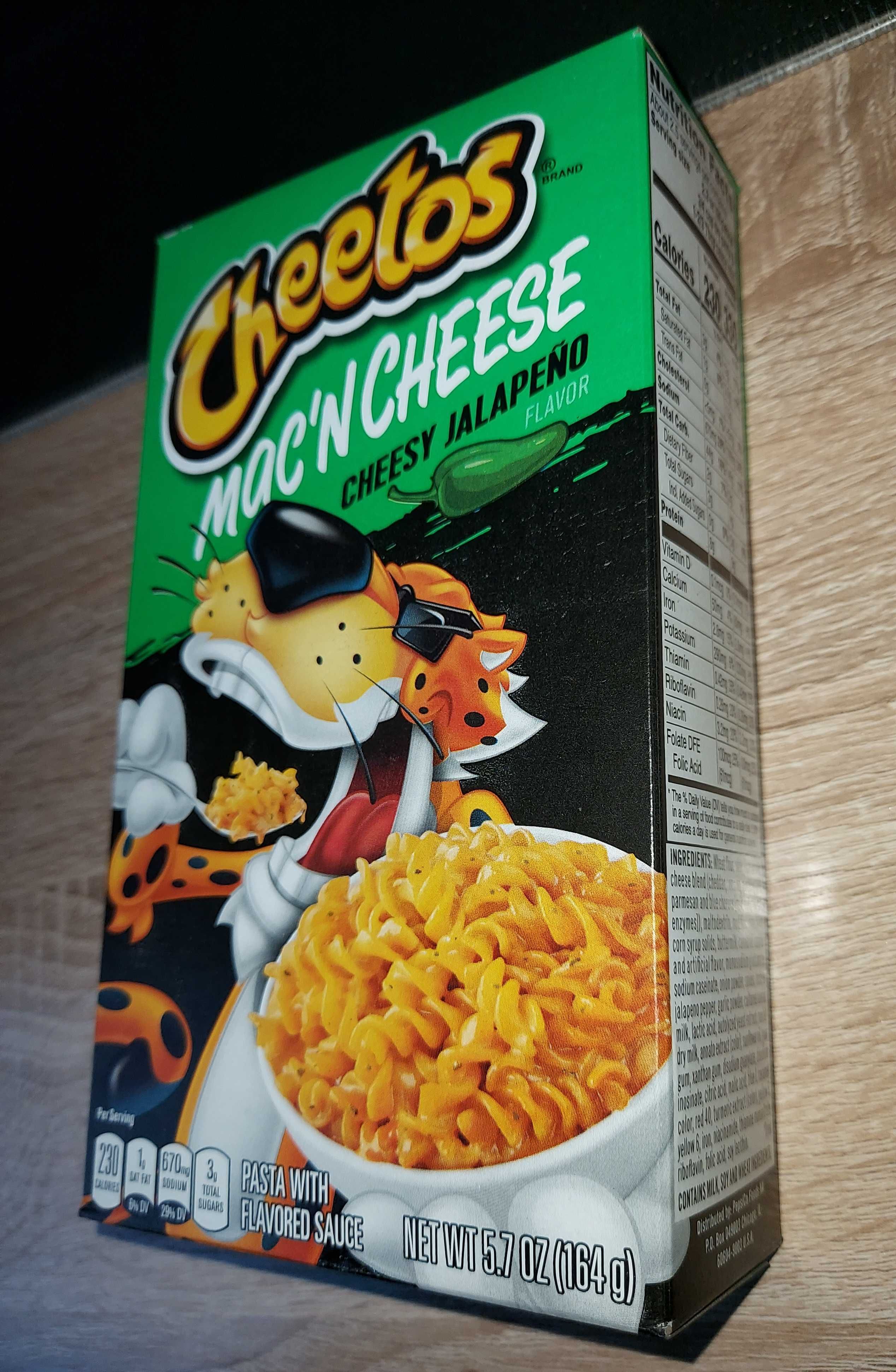 ОРИГИНАЛ Макароны Cheetos Mac 'N Cheese (Сырный Халапеньо) пачка