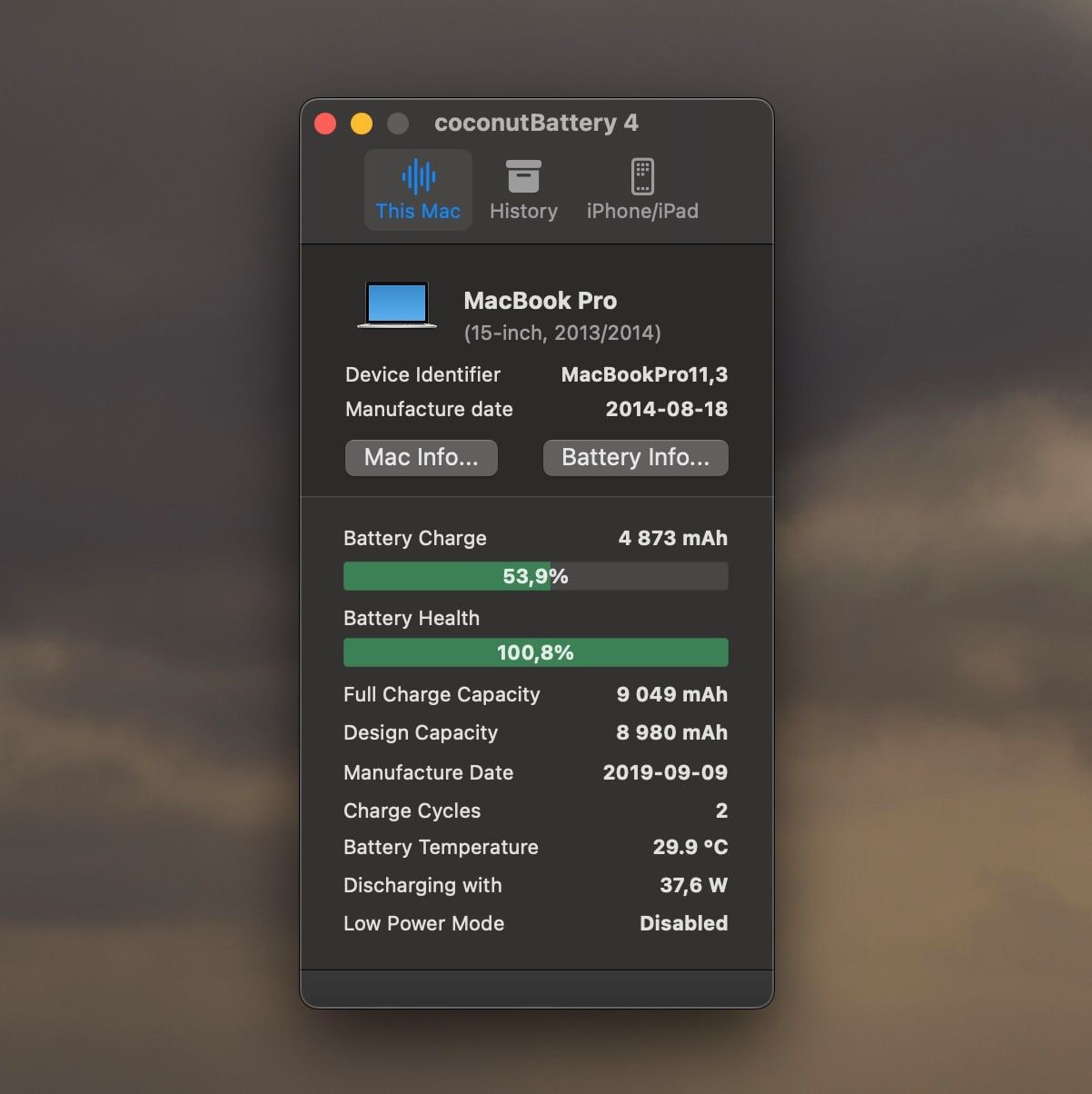 Macbook Pro 15 2014 Retina