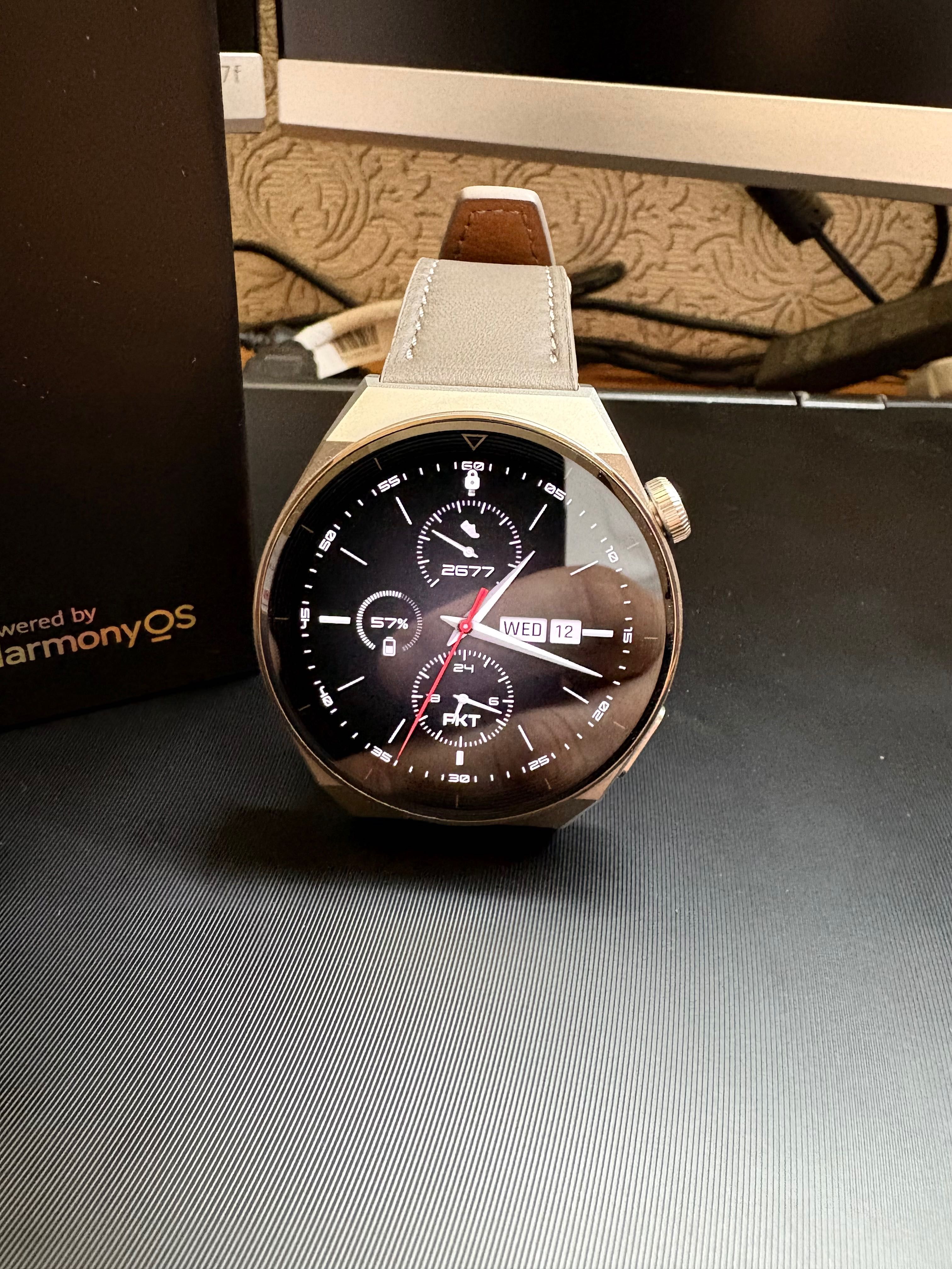 Смарт-часы Huawei Watch GT3 Pro 46 мм серебристый-коричневый