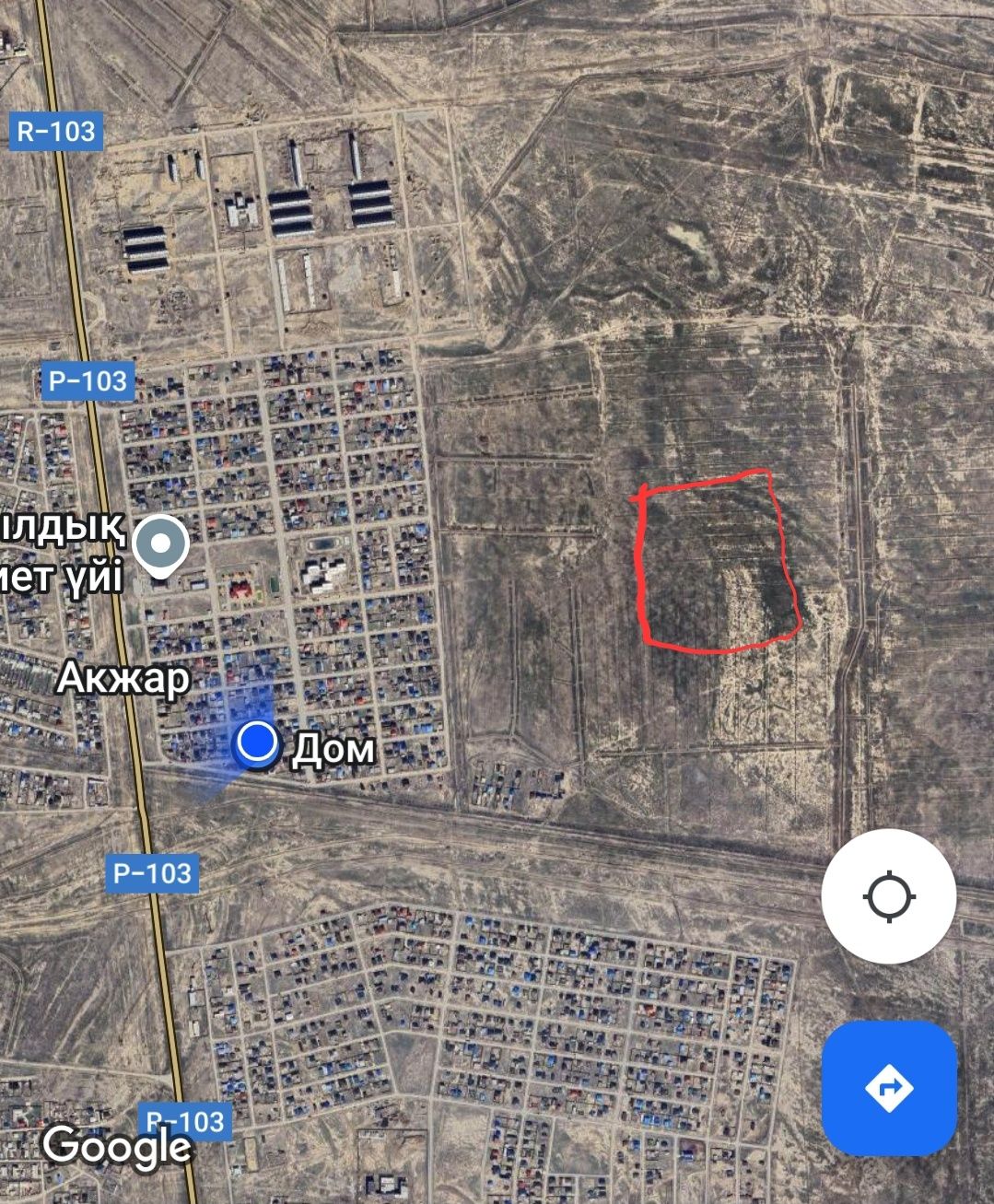 10 гектар жер Сатылады. Акжар 2 артында